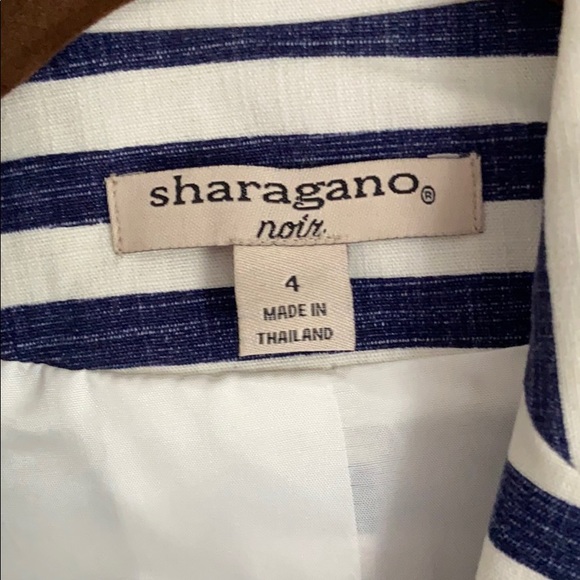 Navy and white striped blazer - Picture 2 of 4